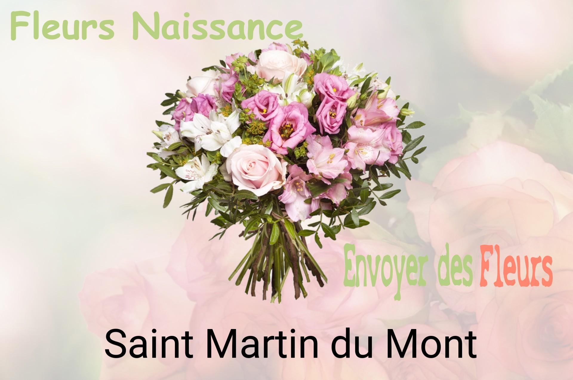 Bouquet de fleurs de naissance livré à Saint-Martin-du-Mont